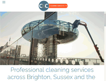 Tablet Screenshot of contractwindowcleaning.com